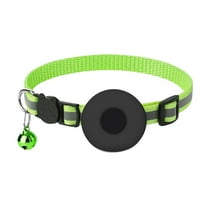 Airtag Cat Collar Breakaway Reflective Adjustable Strap with Secure Holder for Enhanced Pet