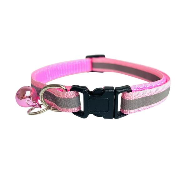Reflective Adjustable Cat Collar with Quick Release Mechanism for Enhanced and Comfort