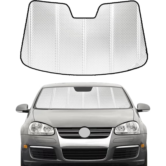 Reflective Aluminum Film Front Window Sunshade