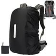 thumbnail image 1 of Reflective Backpack Rain Cover - Waterproof Nylon Cover with Reflective Strips for Cycling/Hiking/Travel, Quick-Drying Universal Backpack Protector, 1 of 7