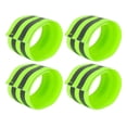 thumbnail image 1 of Reflective Bands for Arm, Ankle, Leg and Wrist. High Visibility Reflective Gear for Running, Night Walking and Cycling. Safety Reflector Straps. Very Large Reflective Surface Area - Green, 1 of 5