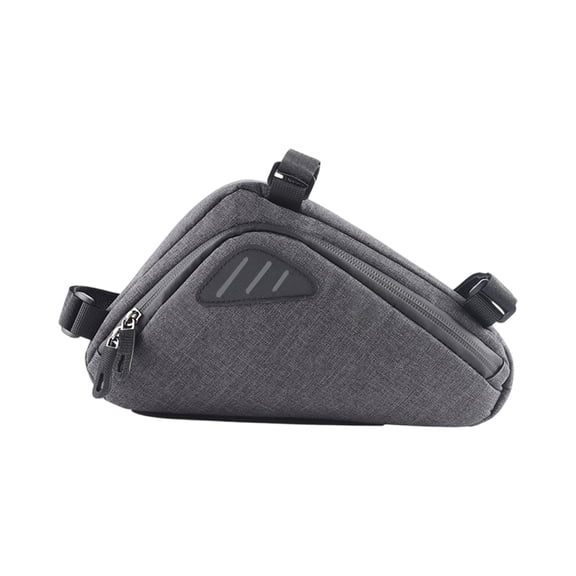 Reflective Bike Tool Bag, Bottom Tube & Front Top Tube Storage, 15*12*8Cm Compact Size, Water Resistant For Tools Snacks, Reflective Design For Safe Rides