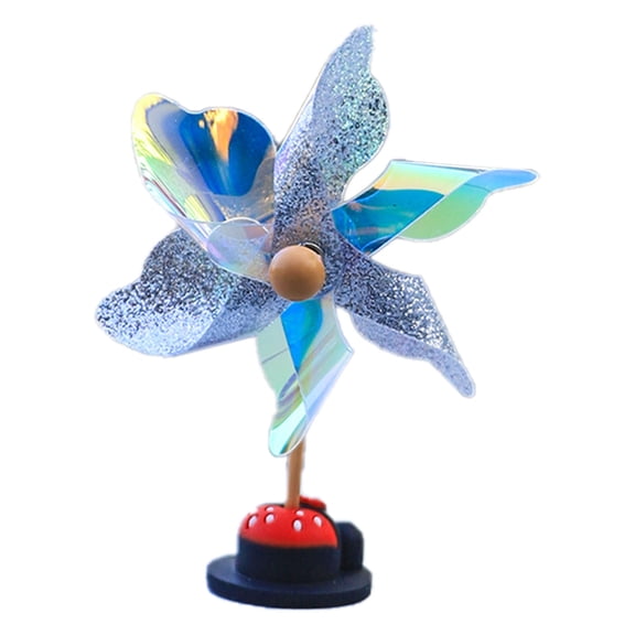 Reflective Bird Deterrent for Cars - Wind Spinner Pinwheels for Vehicle Mirror Decoration | Rotating Bird Repellent for Auto, Truck & Motorcycle | Outdoor Garden & Yard Pest Control