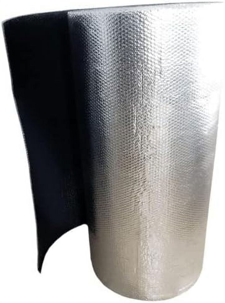 Reflective Black / Silver Double Bubble Insulation Roll 16X25 R8