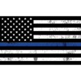 thumbnail image 1 of Reflective Blue Line US Flag Decal Stickers for Cars & Trucks, 1 of 6