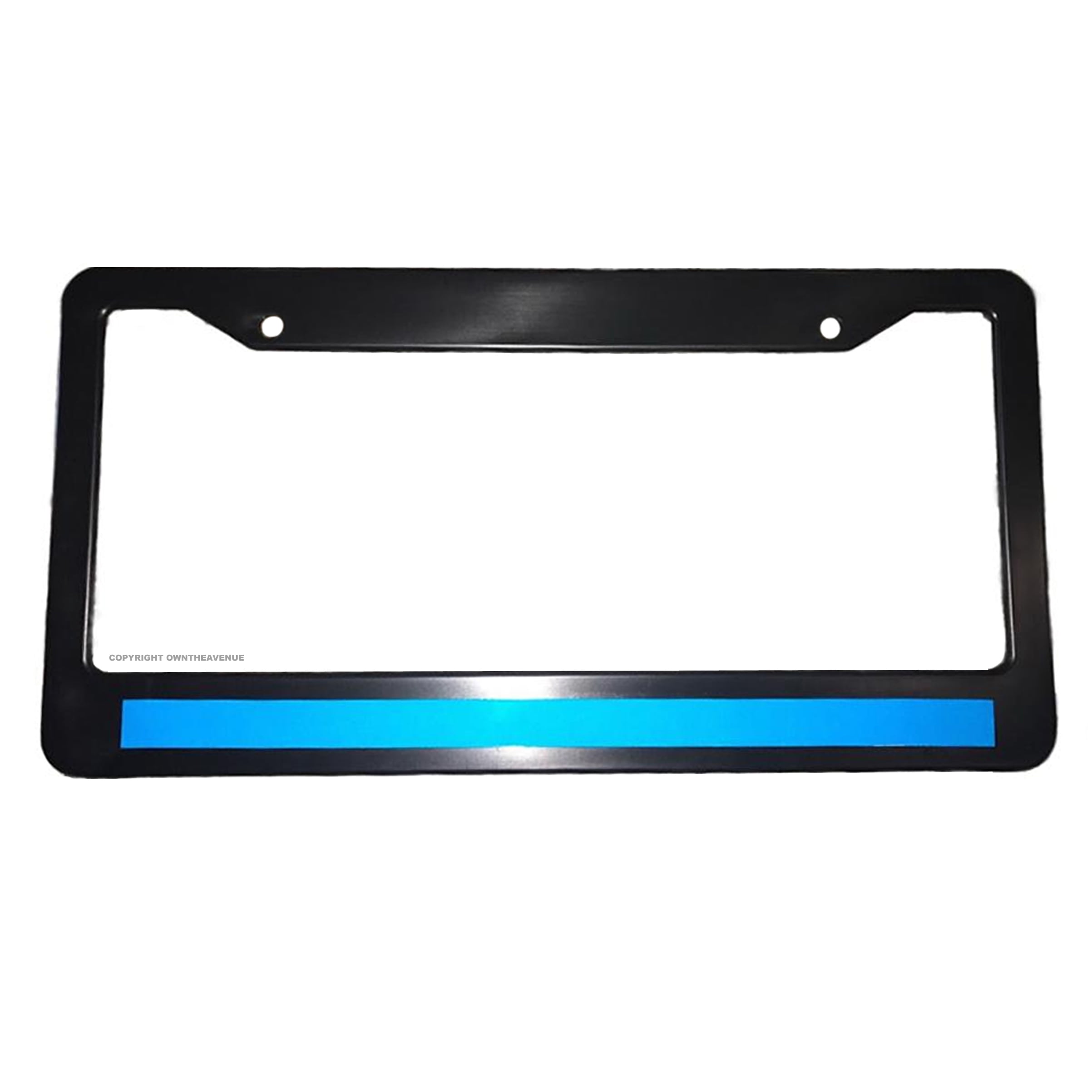 Reflective Thin Blue Line License Plate Tag Support LEO Police - Foto 7