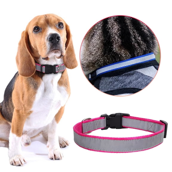 Reflective Breakaway Dog Collar with Engraved Name Tag, Quick Release Safety Buckle & Bell, Adjustable Pet Collar for Small Medium Large Dogs