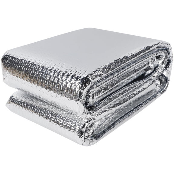 Reflective Bubble Film Weatherproof Window Insulation Kit 24 in x 20 ft