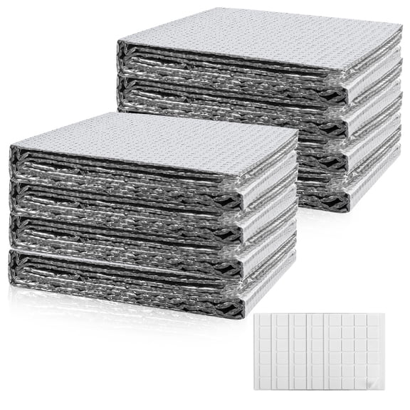 Reflective Bubble Insulation Sheet 8 Count 24 In X 48 In For Windows RV Roof Attic Wall