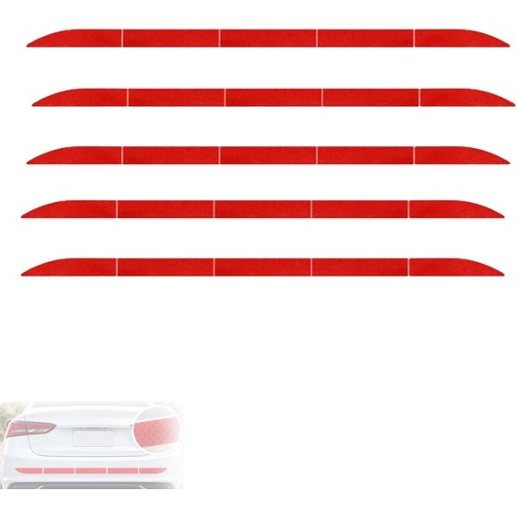 Reflective Bumper Protective Film, Reflective Bumper Sticker – Nighttime Visibility, Collision Prevention & Decorative Design, No-Dark 𝐑eflective Bumper Strips