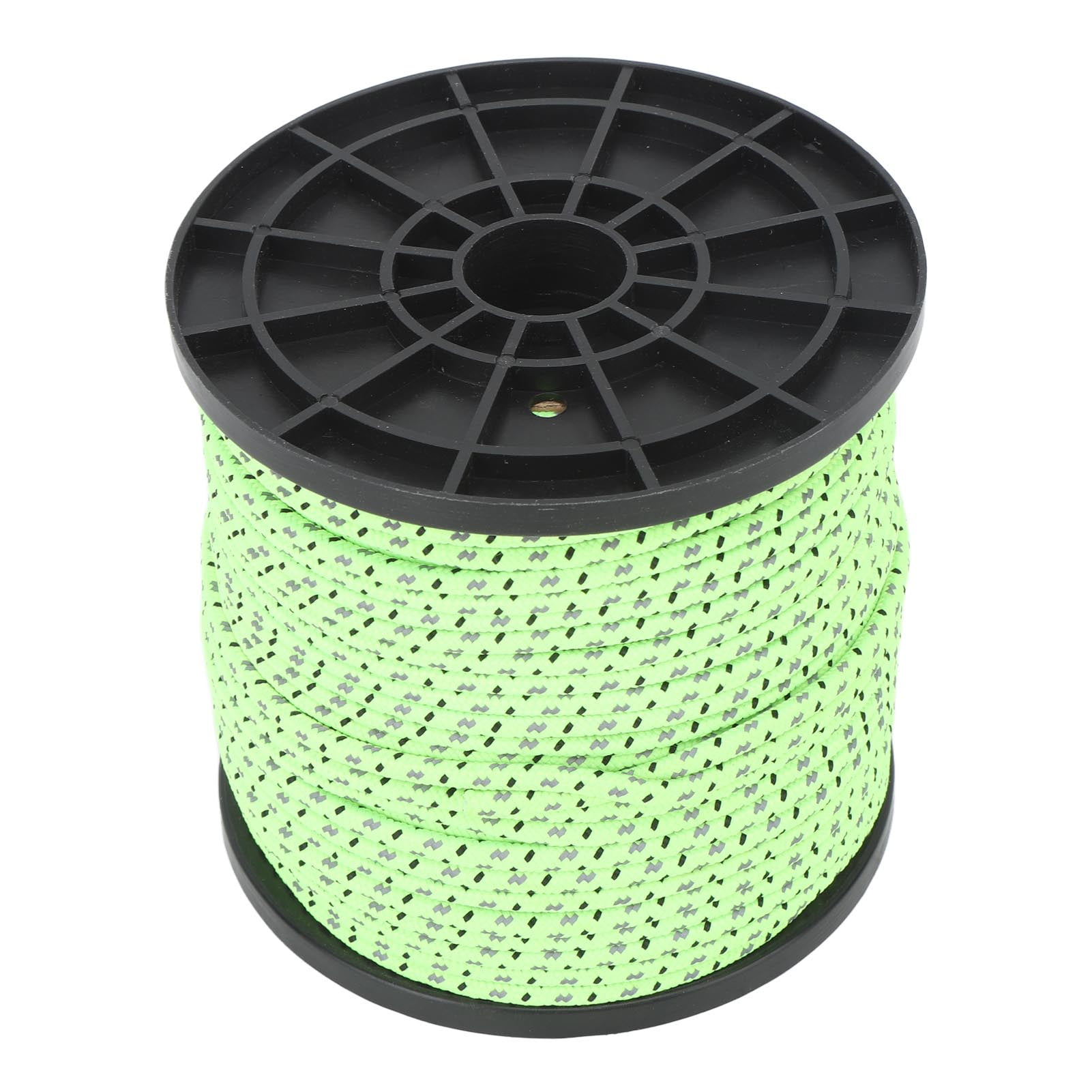 Reflective Camping Rope Texture Weaving 164ft 4mm Polyester Parachute ...