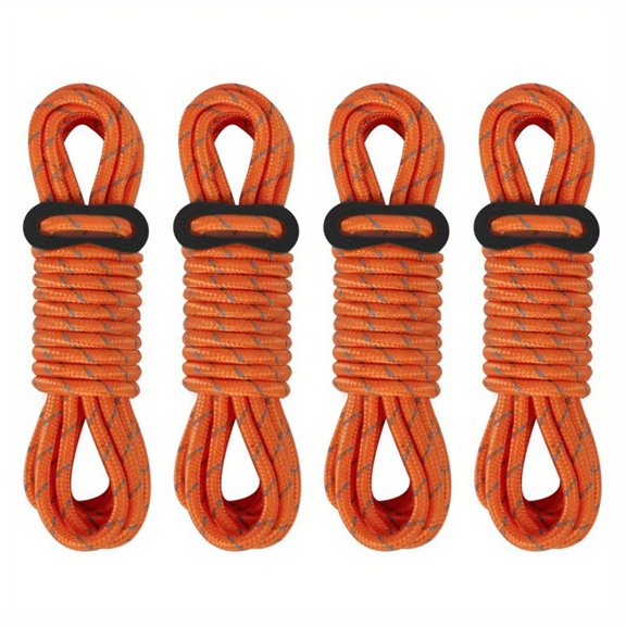 Reflective Camping Rope Wind Cord High Strong Tie Down for Outdoor Tent Backpacking Hiking