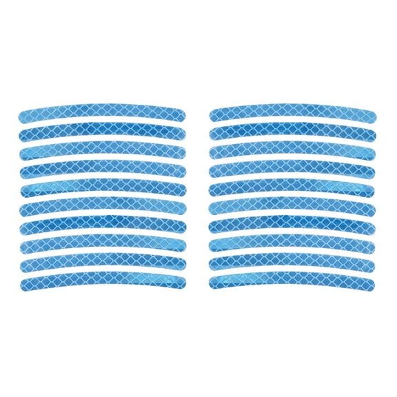 Reflective Car Wheel Decorative Stripe Stickers, Luminous Car Stickers for Night Driving, High Reflective Wheel Stickers Decoration Universal for Car Bike Motorcycle Truck (40PCS)