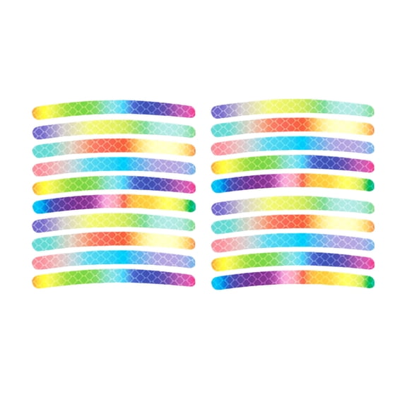 Reflective Car Wheel Decorative Stripe Stickers, Luminous Car Stickers for Night Driving, High Reflective Wheel Stickers Decoration Universal for Car Bike Motorcycle Truck (40PCS)