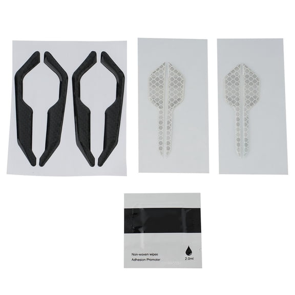 Reflective Carbon Fiber Auto Car Side Door Edge Protector Guard Sticker 4PCS