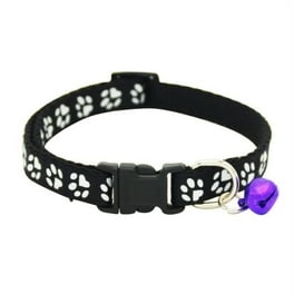 Discontinued SimplyCat Polyester Striped Break Away Cat Collar Navy One Size Walmart