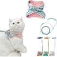 thumbnail image 1 of Reflective Cat Harness and Leash Set, Escape Resistant Adjustable Pet Harness for Small Medium Large Cats, Kittens, Puppies and Rabbits, 1 of 6