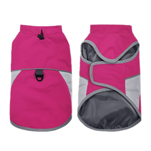 Reflective Cat Winter Jacket Adjustable for Cold Weather with Traction Buckle