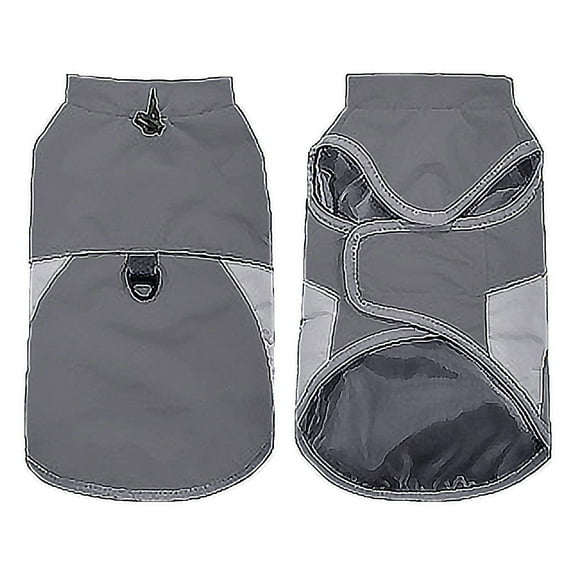 Reflective Cat Winter Jacket Adjustable for Cold Weather with Traction Buckle