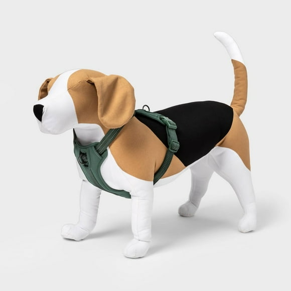 Reflective Comfort Dog Harness - L - Green - Boots & Barkley