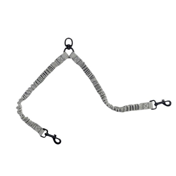 Reflective Control Dog Leash for Training and Outdoor Activities with Absorption Bungee Design
