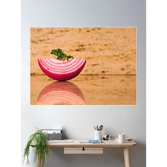 Reflective Curves Poster Wall Art, Modern Wall Decor For Living Room Bedroom, 8x12 UNFRAMED