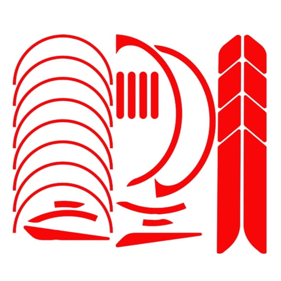 Reflective Decals For Scooters Electric Scooter Reflective Stickers Bright Color Scooter Body Decoration For Ninebot Max G30