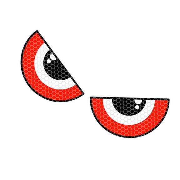Reflective Demons Eye Scooters Sticker Punk Gothic Motorcycles Decal for Vehicles