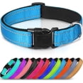thumbnail image 1 of Reflective Dog Collar, 11 Colors,Soft Neoprene Padded Breathable Nylon Pet Collar Adjustable for Small Medium Large Extra Large Dogs,4 Sizes, 1 of 6