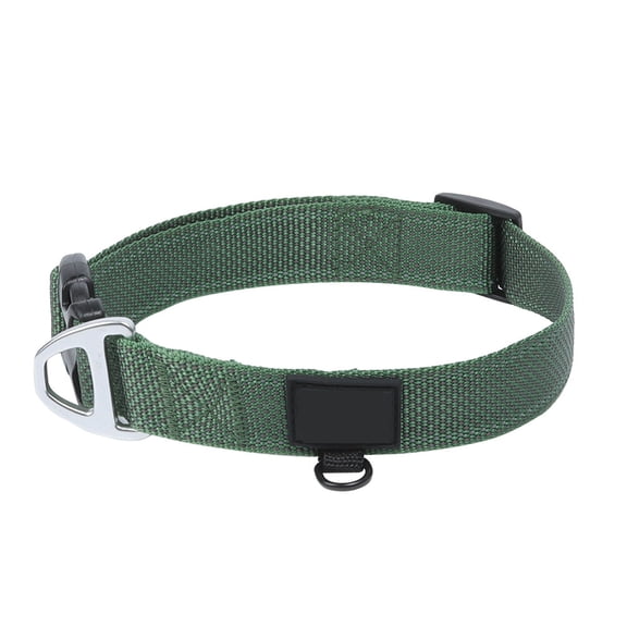 Reflective Dog Collar & Leash - - Nylon Webbing, High-End Pet Leash for Safety & Loss Prevention(L,D)