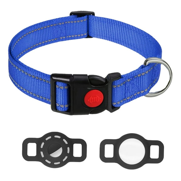 Reflective Dog Collar with Safety Locking Buckle, Adjustable Nylon Pet Collars for Small Dogs