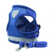Reflective Dog Harness Adjustable Harness Collar Leash Dog Leads For Small Large Dogs Walking Running Pets Accessories