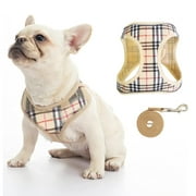 Reflective Dog Harness and Leash Set Soft Mesh Pet Puppy Cat Comfort Padded Vest No Pull Harnesses