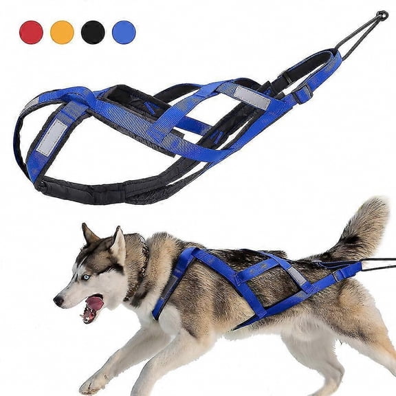 Reflective Dog Harness for Weight Pulling and Training