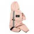 thumbnail image 1 of Reflective Dog Raincoat Waterproof Dog Clothes Rain Jacket Jumpsuit Small Medium Dog Hoodies Raincoat, 1 of 8