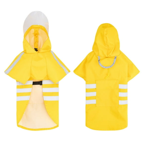 Reflective Dog Rainwear High Visibility Protective Rain Jackets for Pet Walking