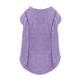 thumbnail image 1 of Reflective Dog Tank Top Lightweight Breathable Summer Shirt for Night Safety High Visibility Sporty Sleeveless Pet Vest Outdoor Apparel, Purple XS, 1 of 5