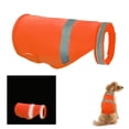 thumbnail image 1 of Reflective Dog Vest, High Visibility Bright Dogs Safety Vest, Soft Jacket for Outdoor Walking Hunting, Keep Dog in Sight and Safe, Orange,S, 1 of 5