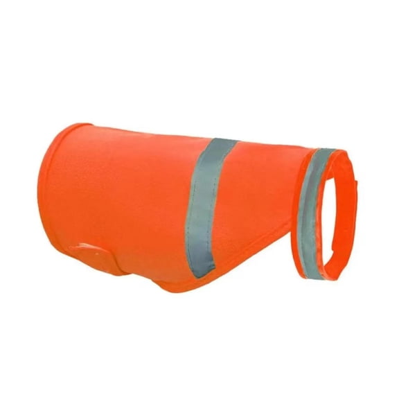 Reflective Dog Vest Reflective Safety Vest High Visibility Orange Safety Vest Breathable Reflective Vest for Walking Summer Pet Safety Apparel for Dogs 1 Pack