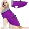 thumbnail image 1 of Reflective Dog Winter Coat, Windproof Fleece Lined Cold Weather Jacket with Adjustable Buckle, Warm Dog Vest for Small Medium Dogs (Patent Pending Design), Yin-09, 1 of 6