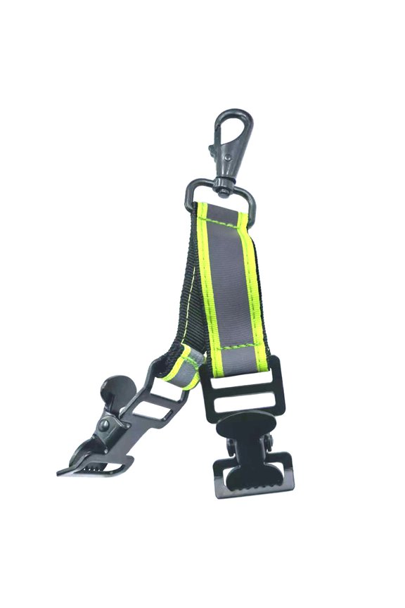 Reflective Double Ended Gloves Holder Strap Professional Polyester Gloves Clip Equipment Attachments