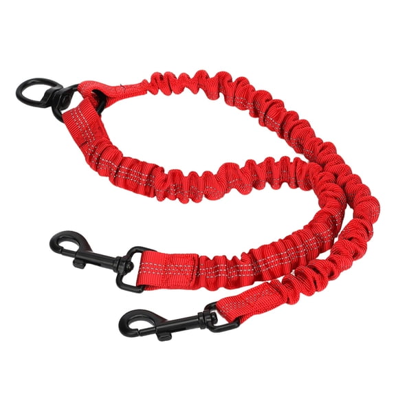 Reflective Double Ended Leash for Dogs Retractable Design with Connection Options for Enhanced Control and in Outdoor Activities