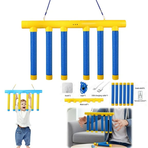 Reflective Drop Stick Challenge Game 3 Adjustable Speed Modes 2026 New Reflex Training Toy Hand Eye Coordination Catching Game for All Ages(Dark Blue)