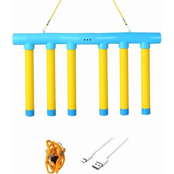 Reflective Drop Stick Challenge Game, Hand Eye Coordination Reflex Training Toy, 3 Adjustable Speed Modes, Catching Sticks Game for All Ages (Blue)