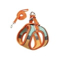 thumbnail image 1 of Reflective Escape-Proof Cat Vest Harness & Leash Set, L (8.8-16.5 lb), Mint & Orange, 1 of 6