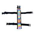 thumbnail image 1 of Reflective Fan Bag, Summer Fan Holster Fan Holder Folding Hand Fan Foldable Fan Sleeves with Waist Belt for Thigh (Fan Bag*1), 1 of 3