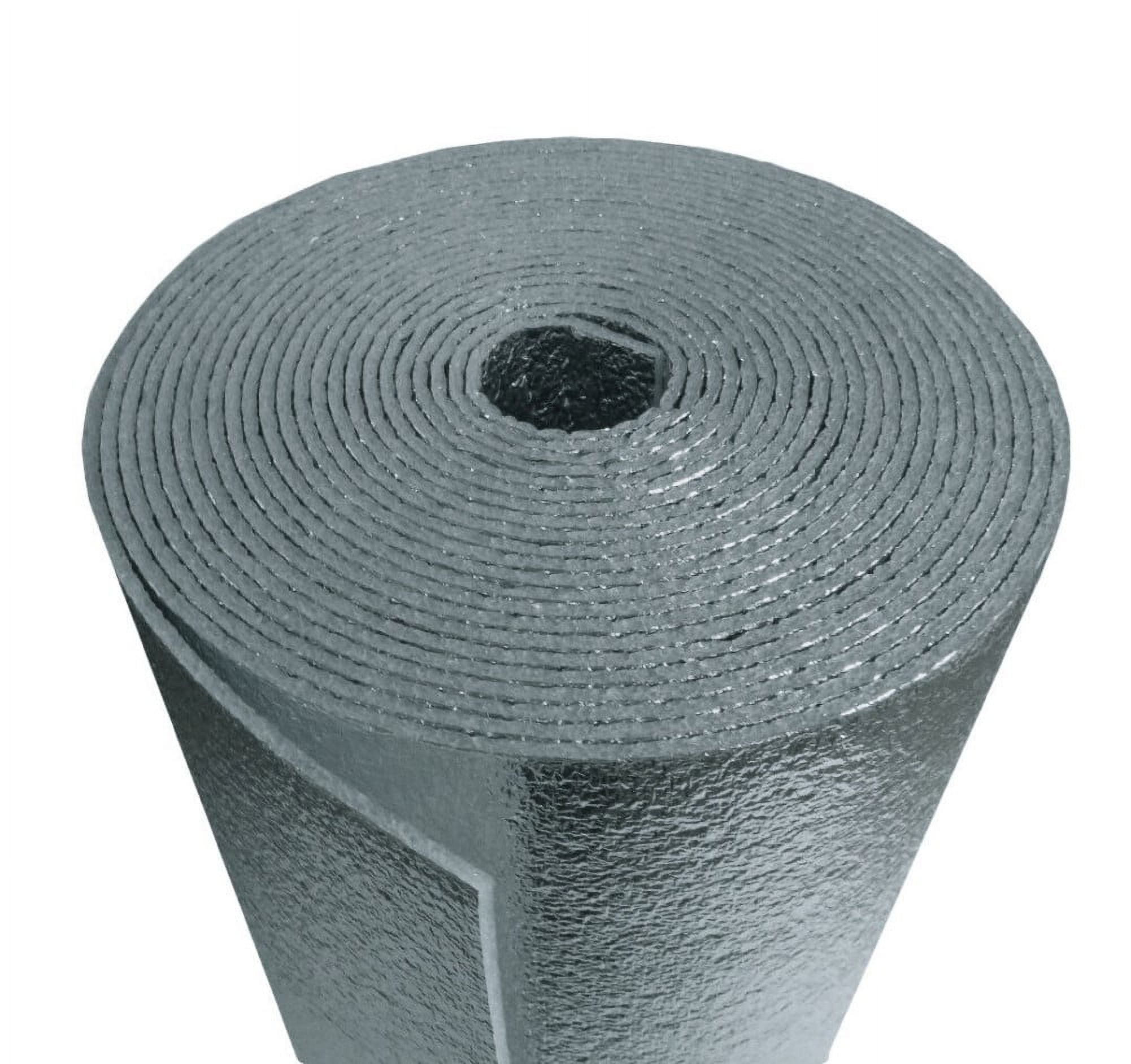 Reflective Foam Core Insulation Garage Door Double Foil 21" x 18' Roll (4 pack)