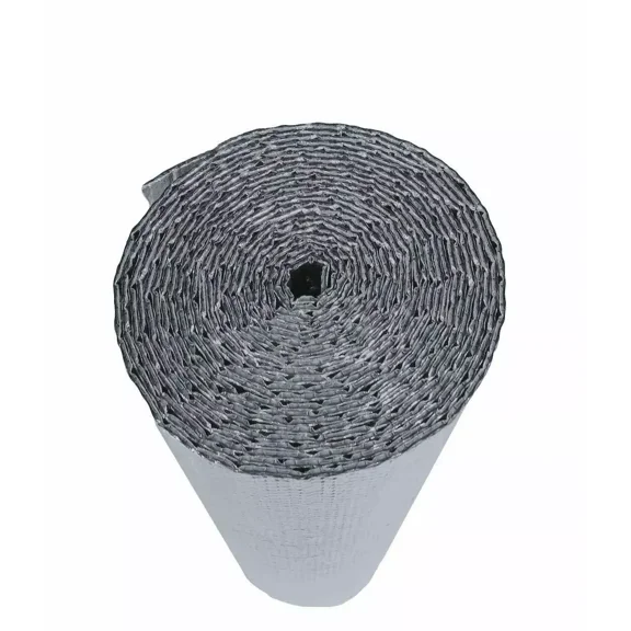 Reflective Foil Insulation Roll Double Bubble Reflectix EVERBUILT 4FT X 4FT R8