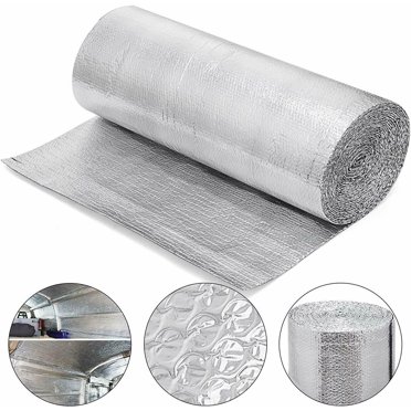 80sqft (4' X 20' Sqft) R8 Reflective Foil Insulation Spiral Duct Pipe...