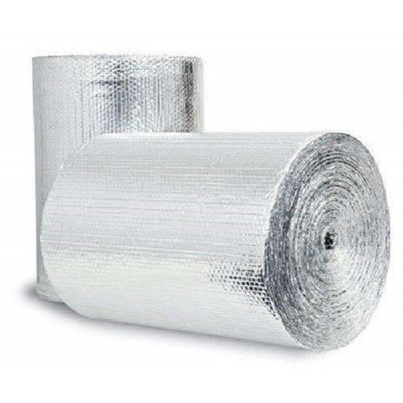 Reflective Foil Radiator Insulation Roll Vapor Heat Barrier 2ft x 5ft (10sqft)